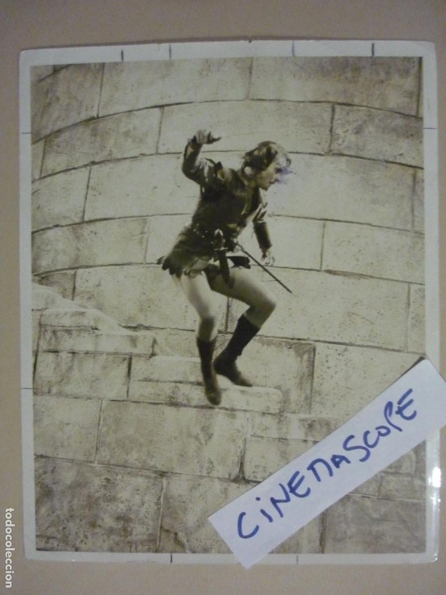 Cine: errol flynn - foto original b/n - robin hood