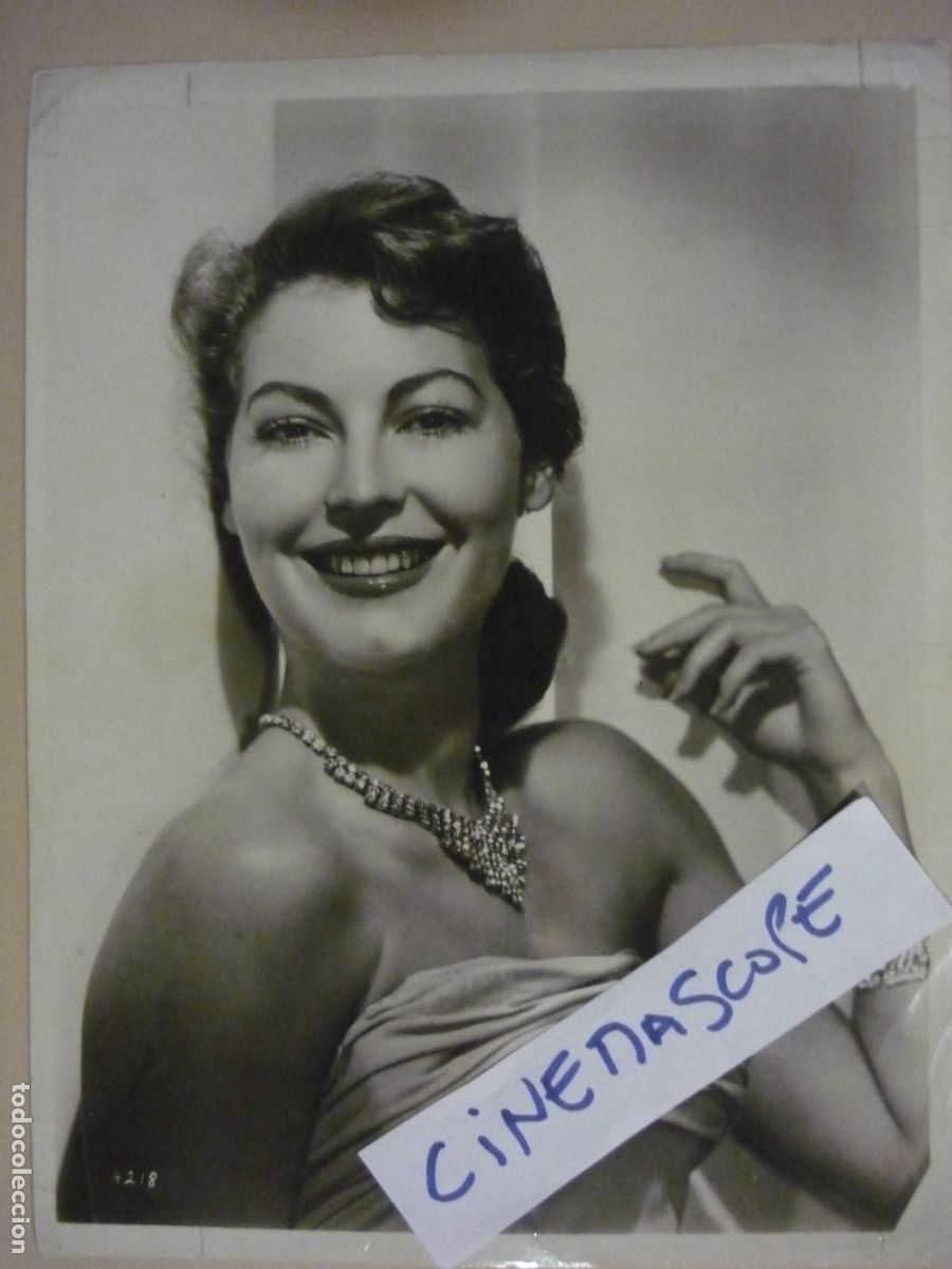 Cine: ava gardner - foto original b/n - american cinema actress