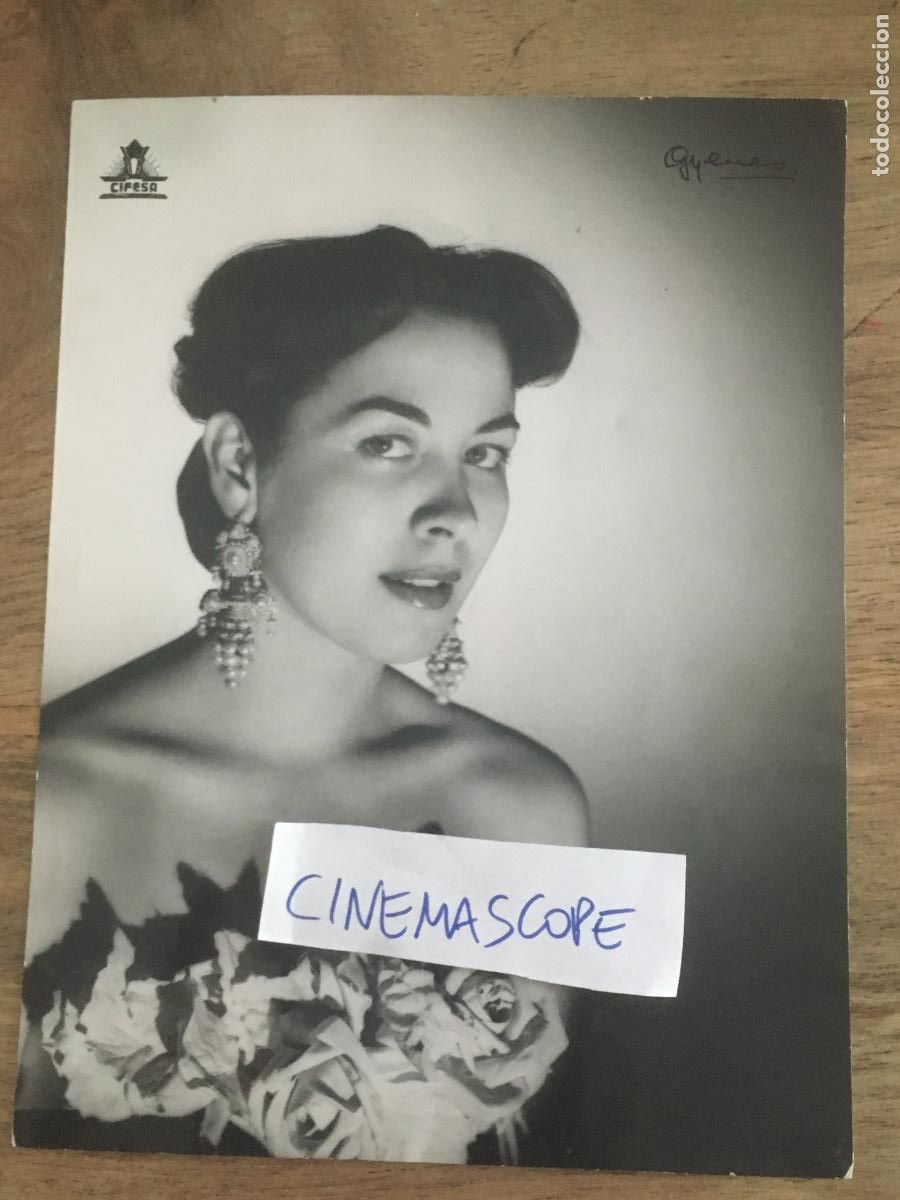 Cine: aurora bautista foto original antigua fotografo gyenes madrid