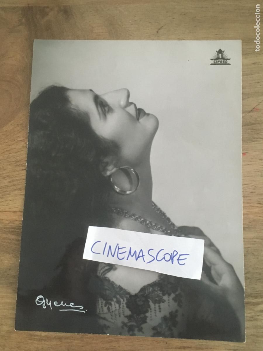 Cine: juanita reina foto original antigua fotografo gyenes madrid