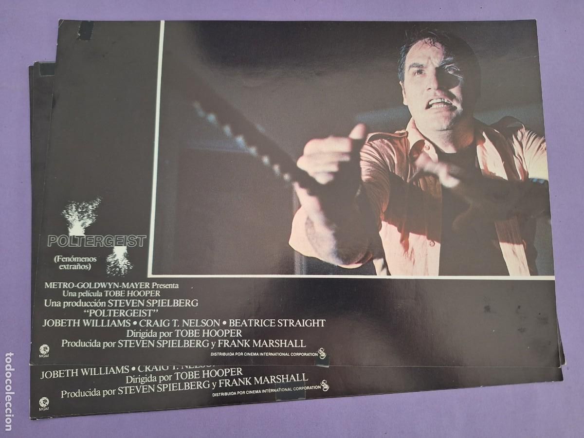 Cin&eacute;ma: LOTE 5 FOTOCROMOS CINE FENOMENOS EXTRA&Ntilde;OS STEVE SPIELBERG F-51