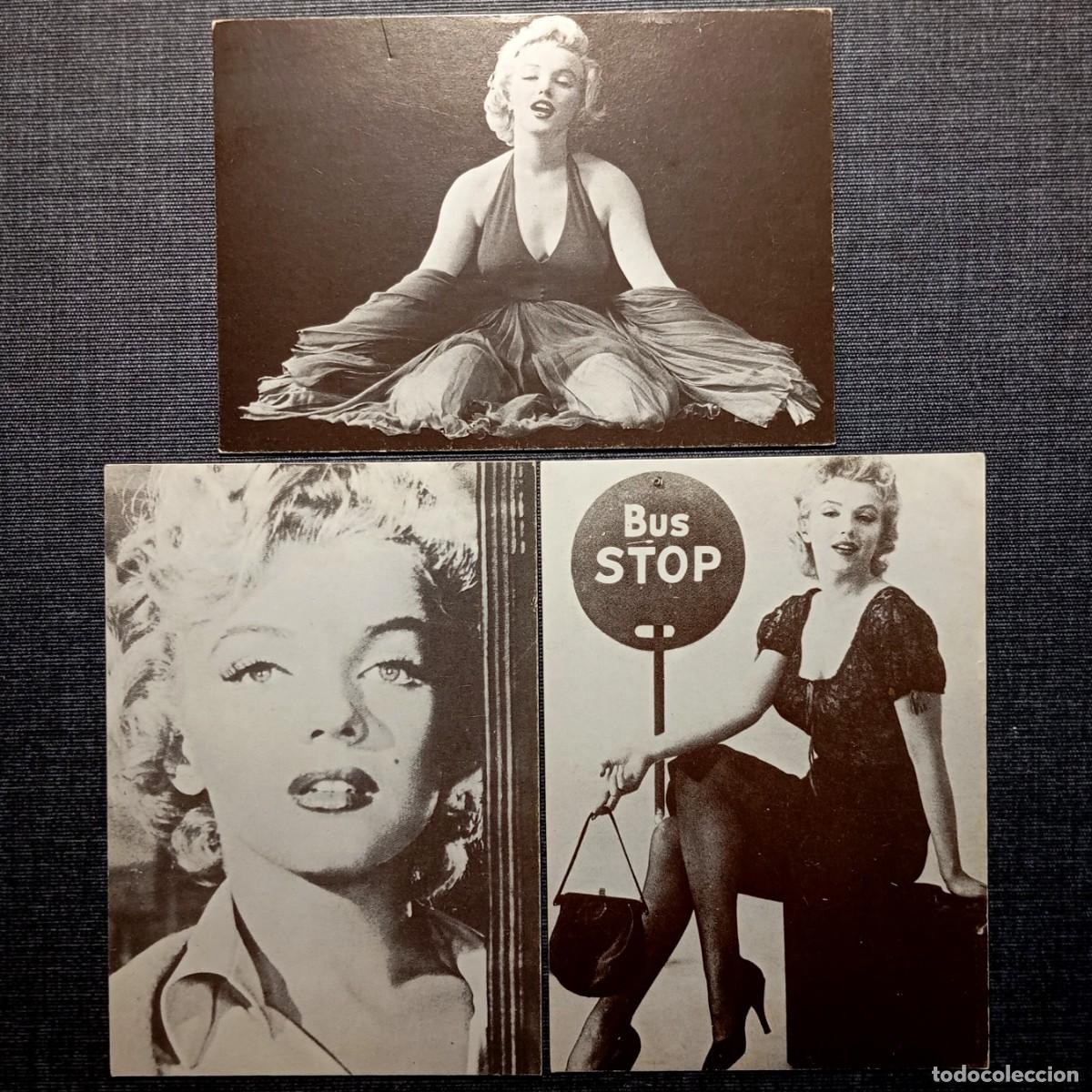 Cine: ⚜️ &Ntilde;09X06. Lot 3 Cartes Postales Marilyn Monroe Delta Productions Vintage Cin&eacute;ma Actrice