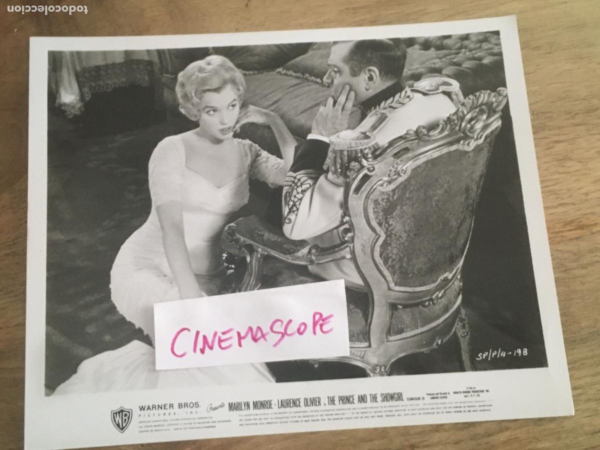 Cine: marilyn monroe laurence olivier el principe y la corista prince showgirl foto original antigua