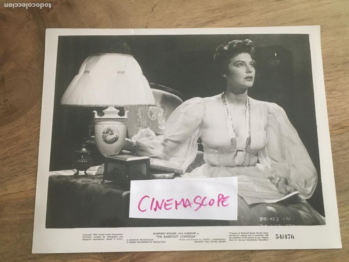 Cine: ava gardner la condesa descalza barefoot contessa foto original antigua
