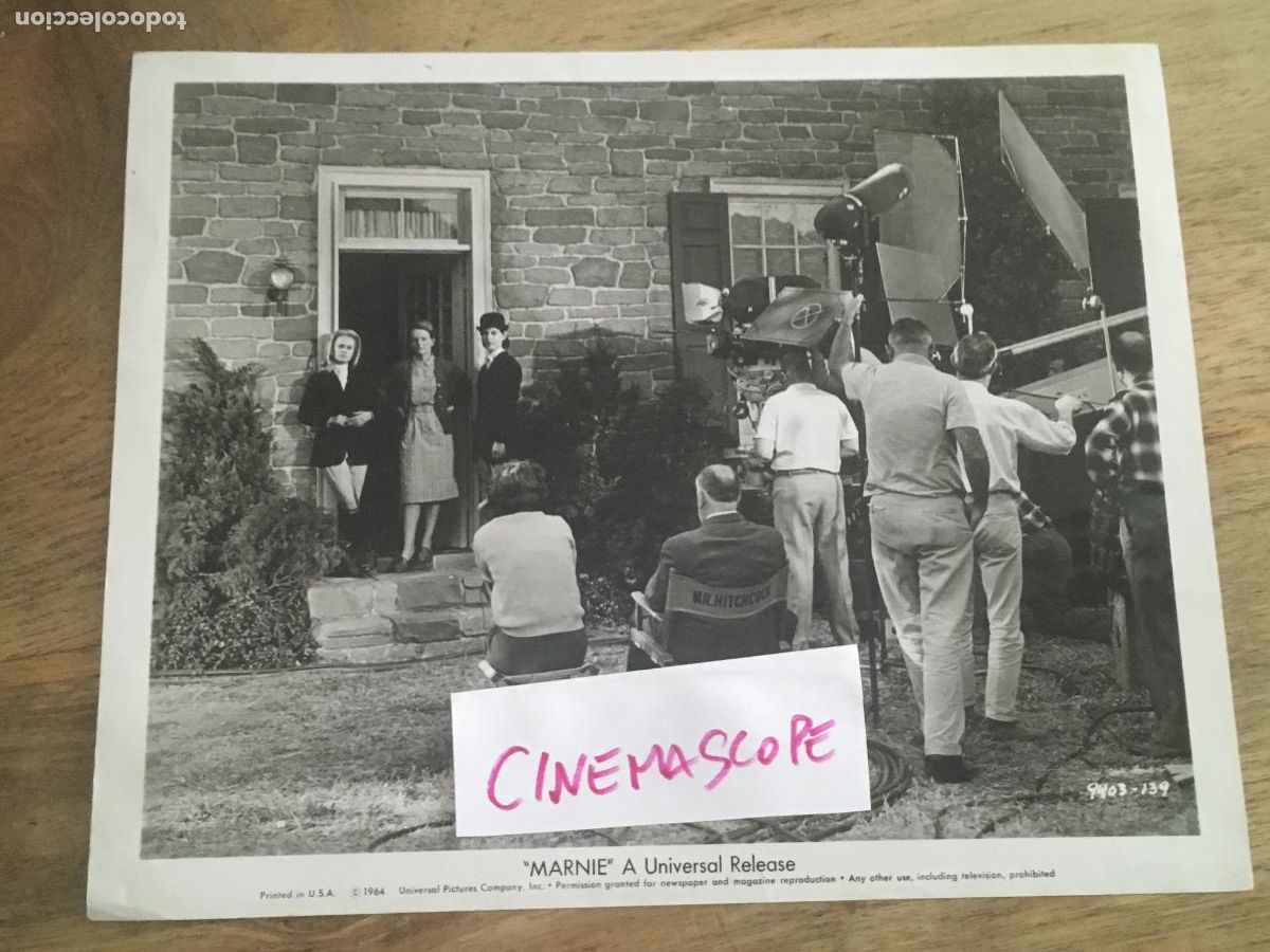 Cine: marnie la ladrona alfred hitchcock tippi hedren rodaje foto original antigua