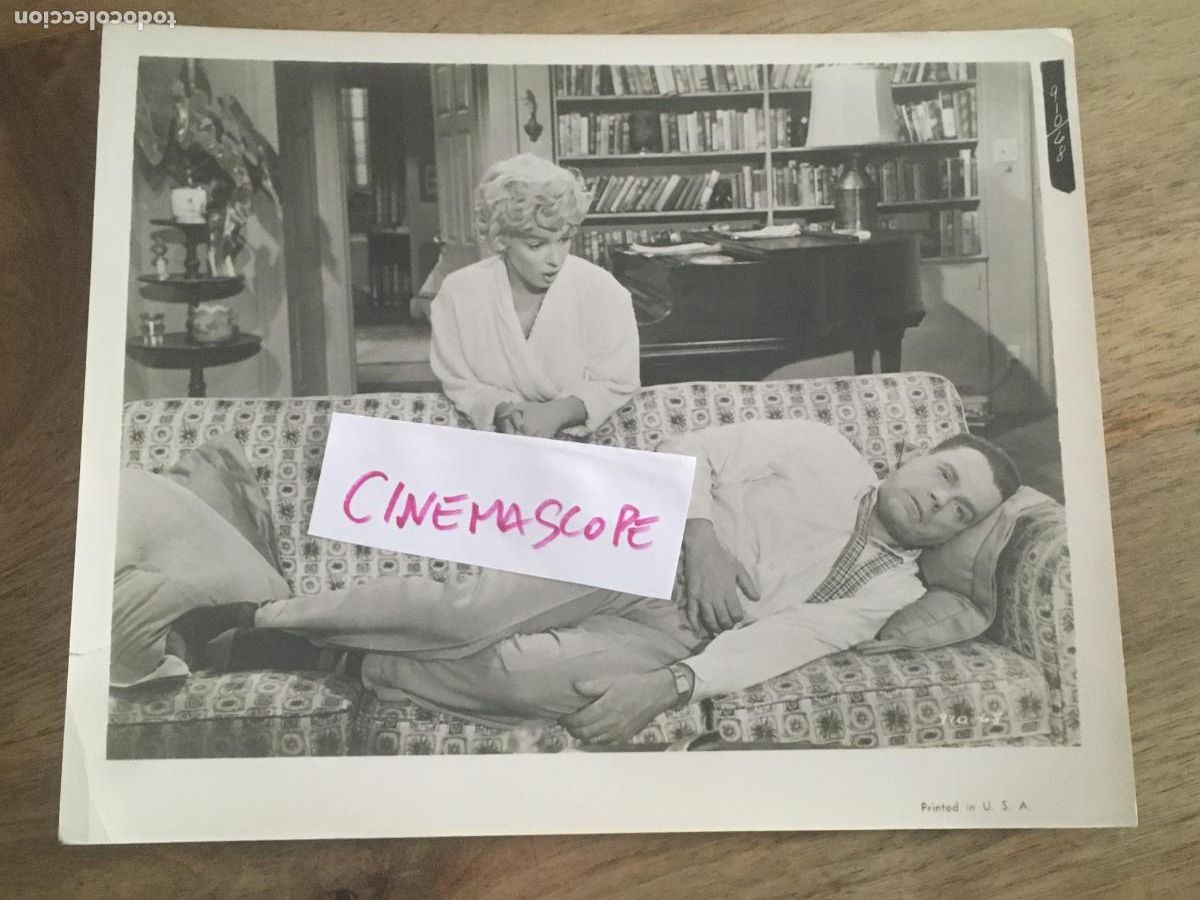 Cine: marilyn monroe tom ewell la tentacion vive arriba seven year itch foto original antigua