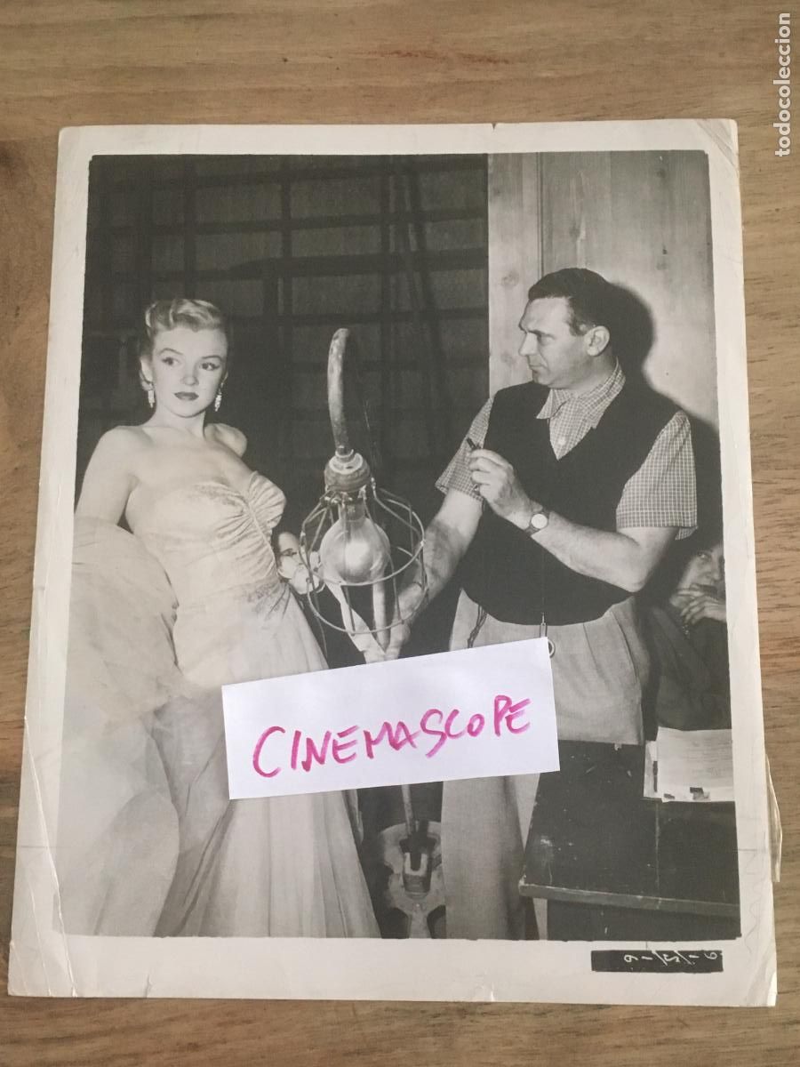 Cine: marilyn monroe milton krasner foto original antigua