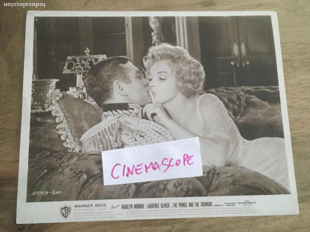 Cine: marilyn monroe laurence olivier el principe y la corista prince showgirl foto original antigua