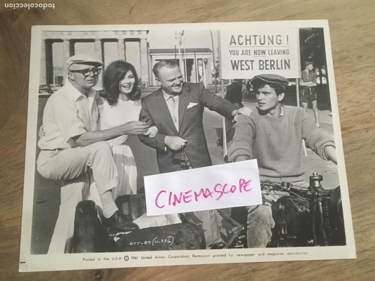 Cine: un dos tres james cagney horst buchholtz one two three billy wilder rodaje foto original antigua