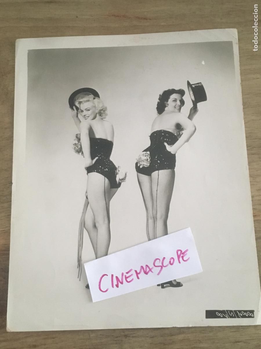 Cine: marilyn monroe jane russell los caballeros las prefieren rubias foto original antigua