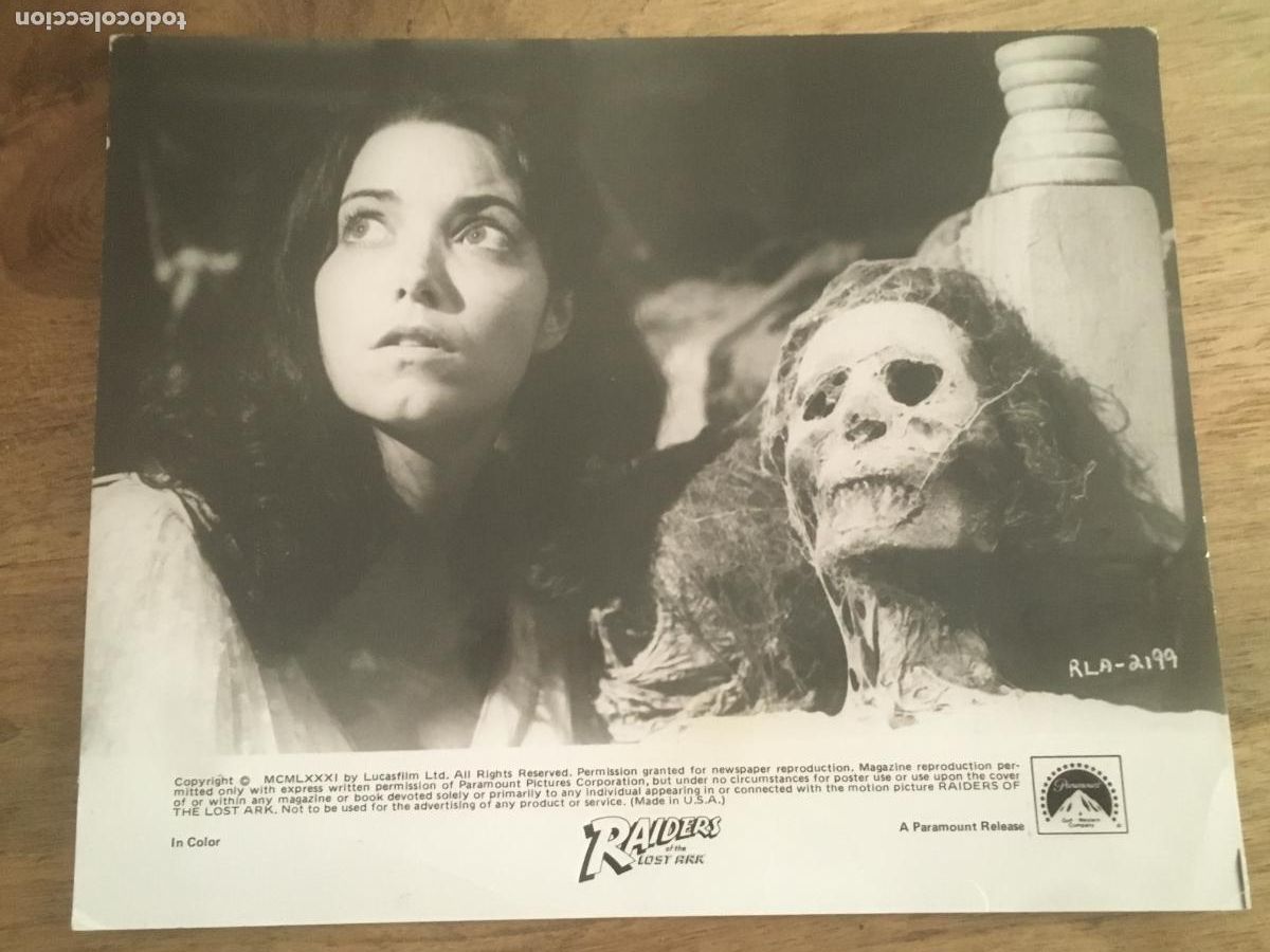 Cine: en busca arca perdida raiders lost ark karen allen steven spielberg foto original antigua