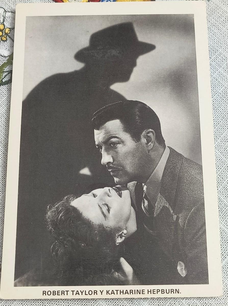 Cine: POSTAL CINE | ROBERT TAYLOR Y KATHERINE HEPBURN / SIN CIRCULAR