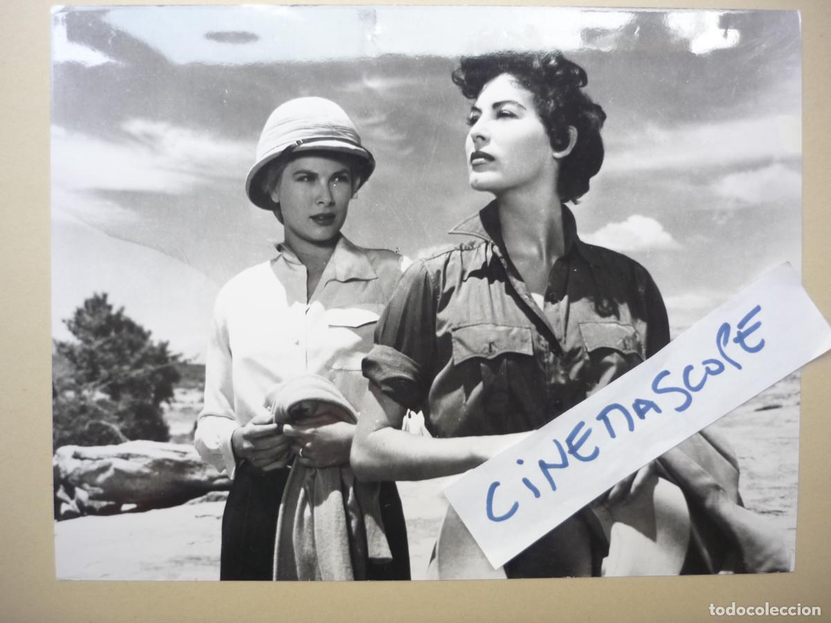 Cine: mogambo - foto original b/n - ava gardner grace kelly