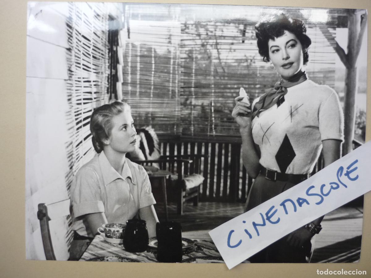 Cine: mogambo - foto original b/n - ava gardner grace kelly