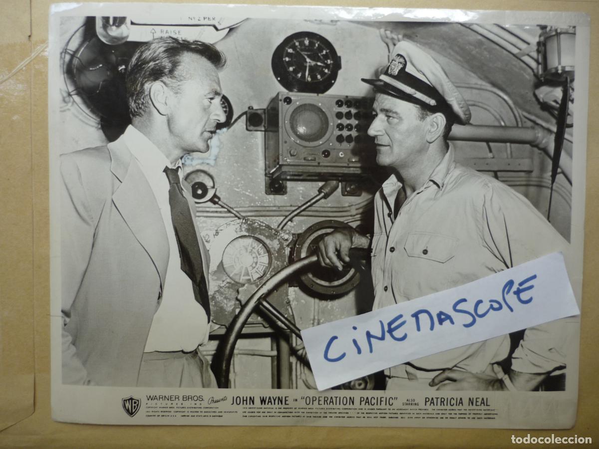 Cine: la flota silenciosa - foto original b/n - warner bros - john wayne gary cooper