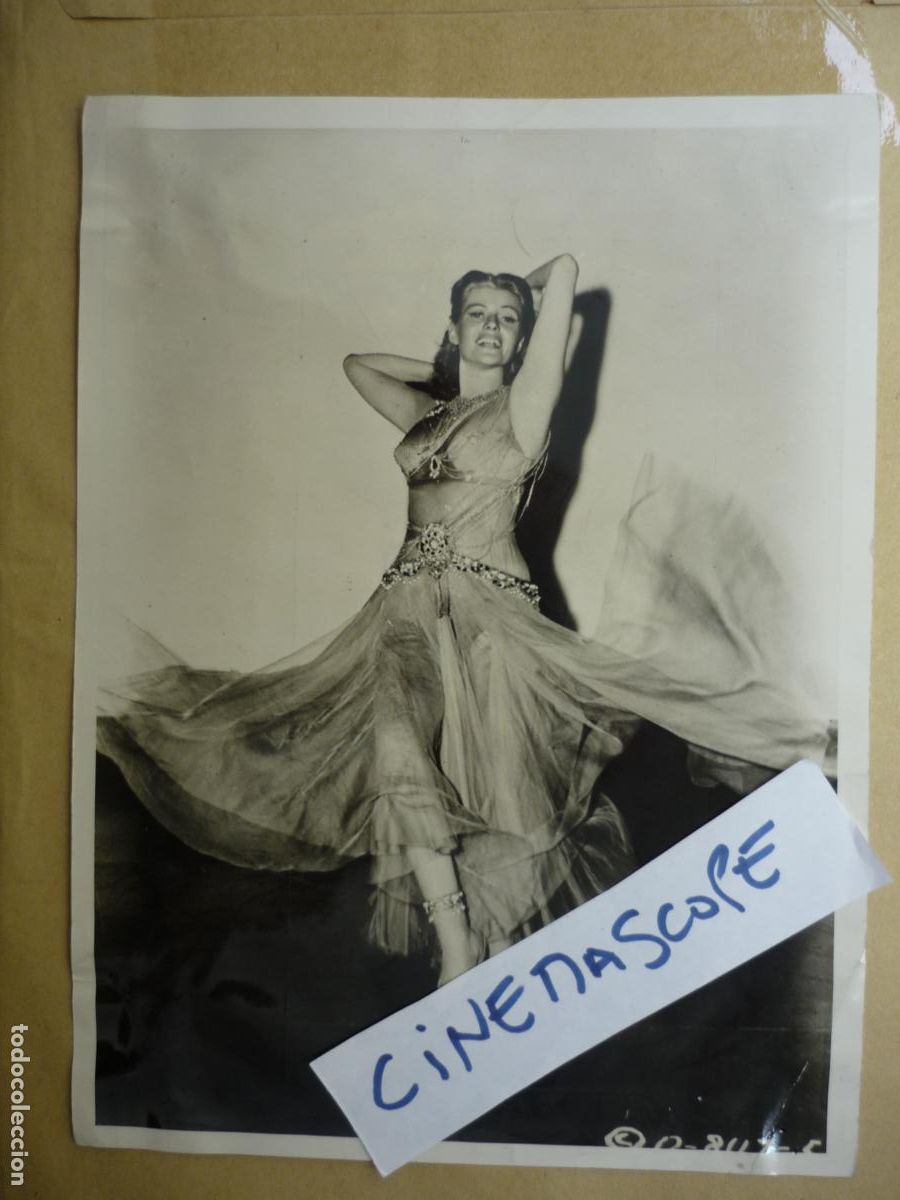 Cine: rita hayworth - foto b/n original - american cinema actress dancer