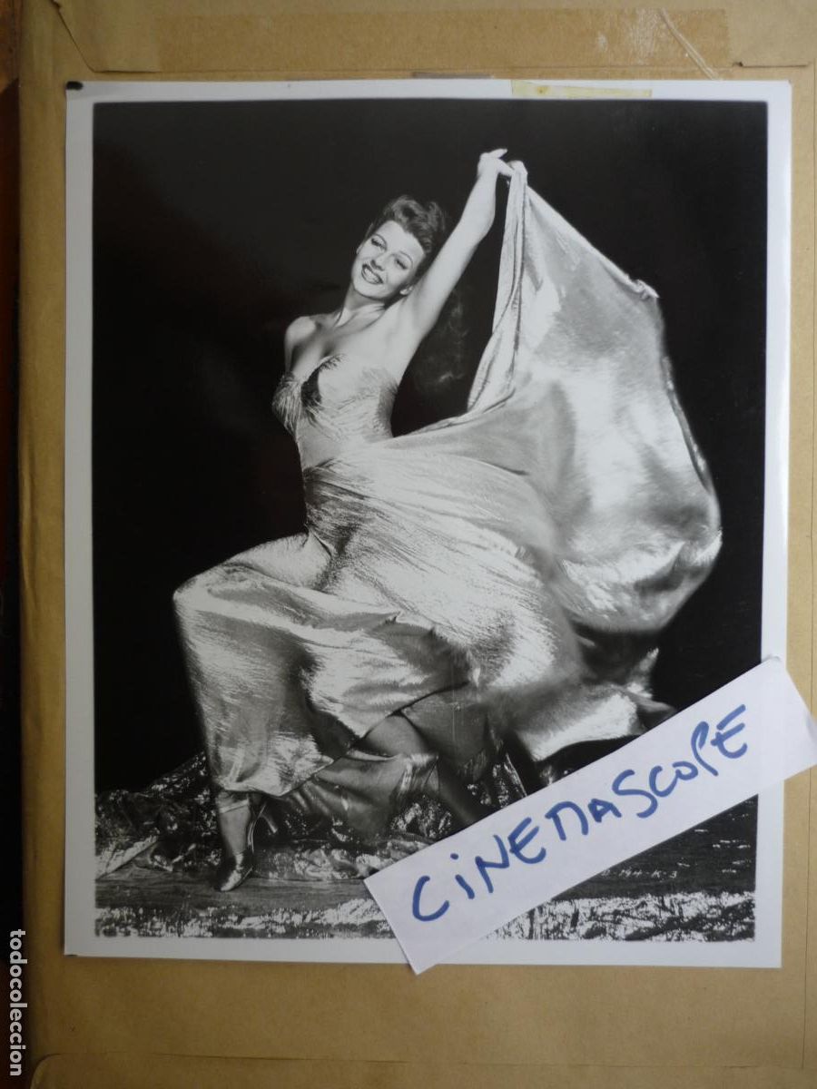 Cine: rita hayworth - foto b/n original - american cinema actress dancer