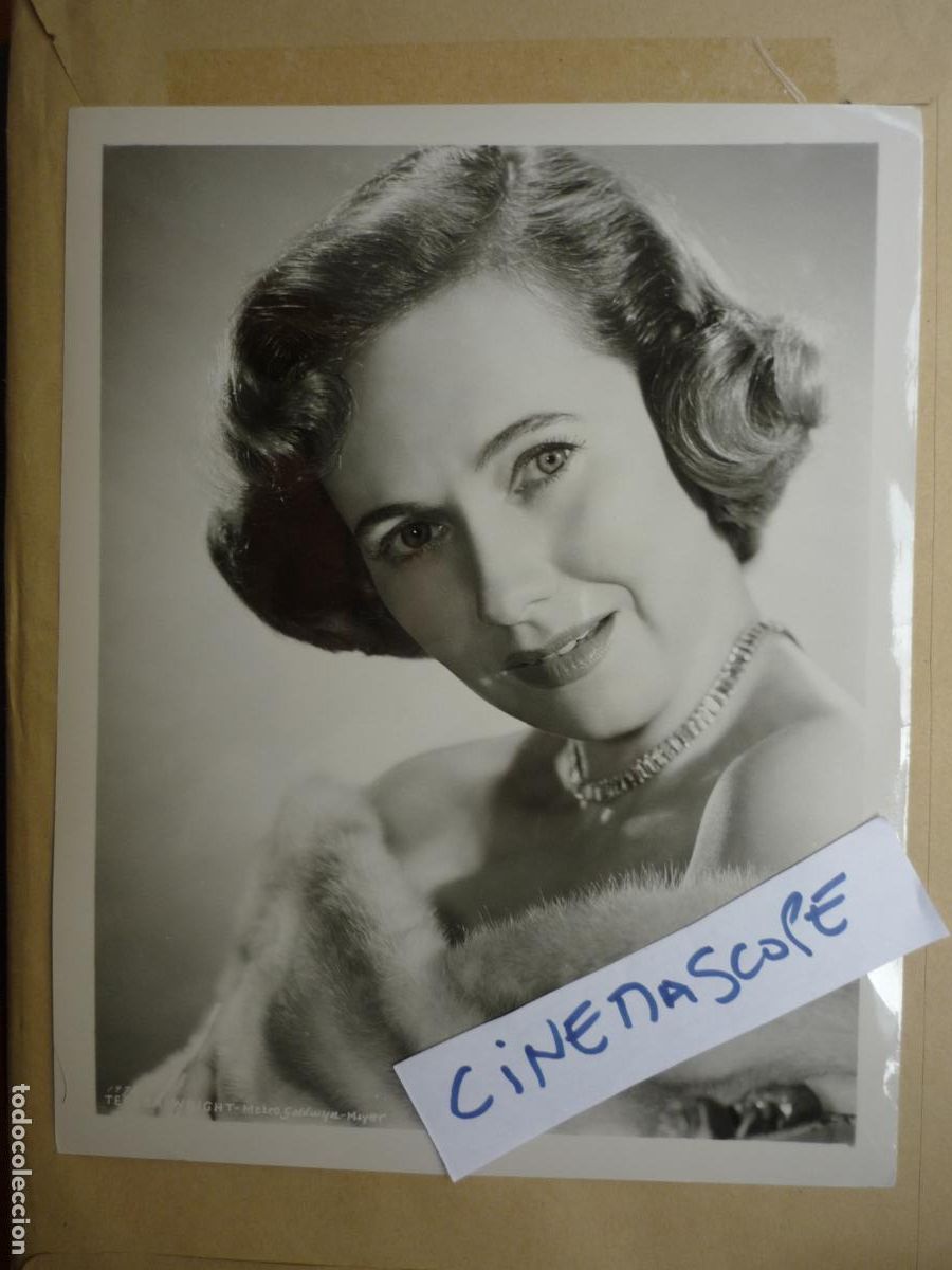 Cine: teresa wright - foto b/n original - american cinema actress