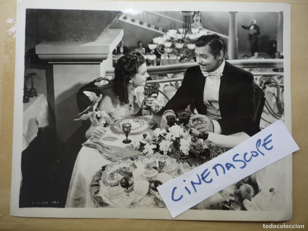 Cine: lo que el viento se llevo - foto b/n original - Gone with the Wind vivien leigh clark gable