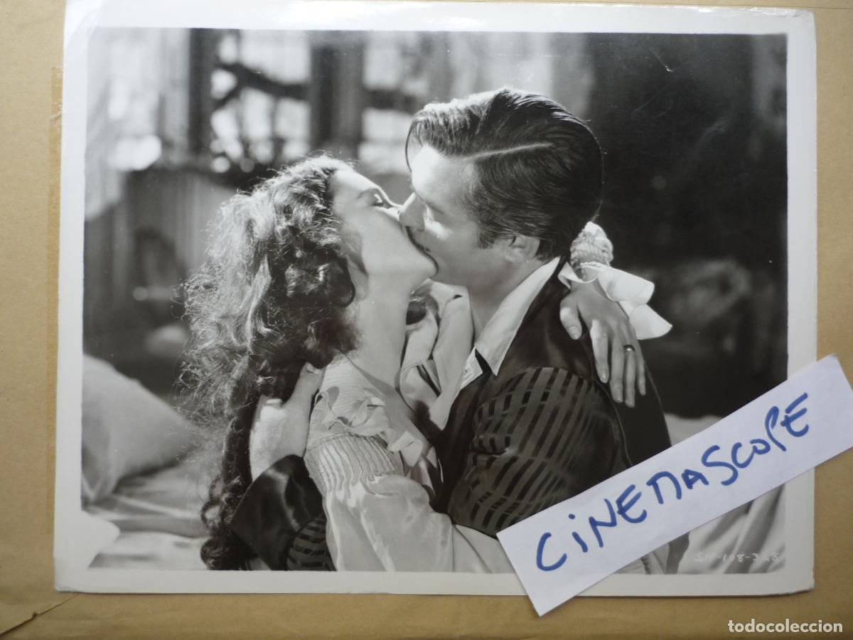 Cine: lo que el viento se llevo - foto b/n original - Gone with the Wind vivien leigh clark gable