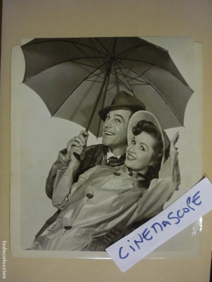 Cine: cantando bajo la lluvia - foto b/n original - gene kelly debbie reynolds Singin' in the Rain