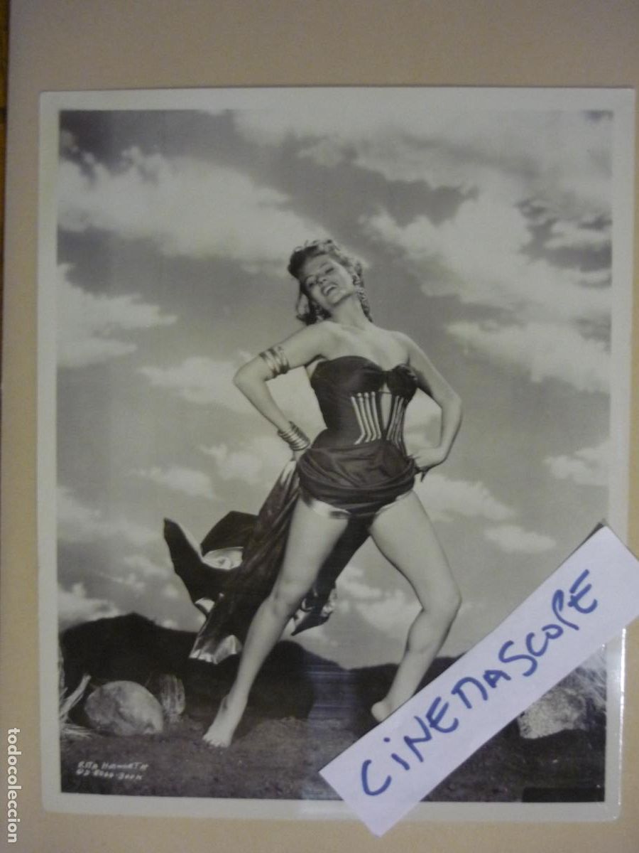 Cine: rita hayworth - foto b/n original - american cinema actress dancer