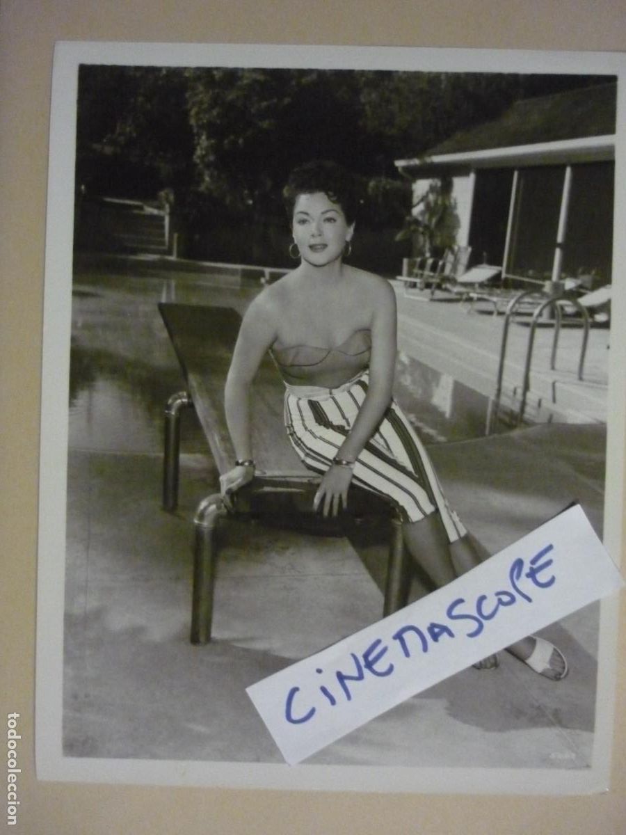 Cine: lana turner - foto b/n original - american cinema actress