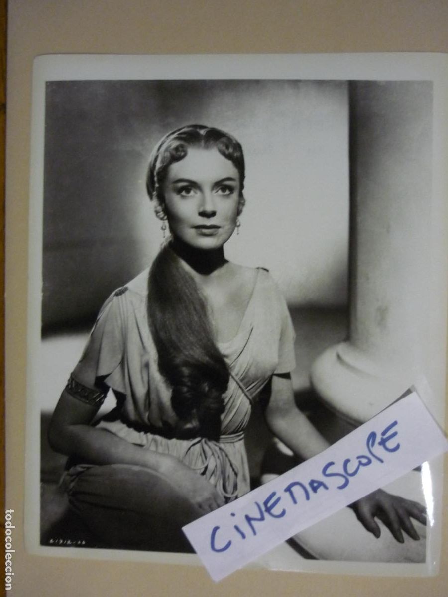 Cine: deborah kerr - foto b/n original - british cinema actress - quo vadis