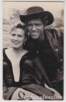 Cine: BURT LANCASTER y DENISE DARCEL (postal original de los a&ntilde;os 50)
