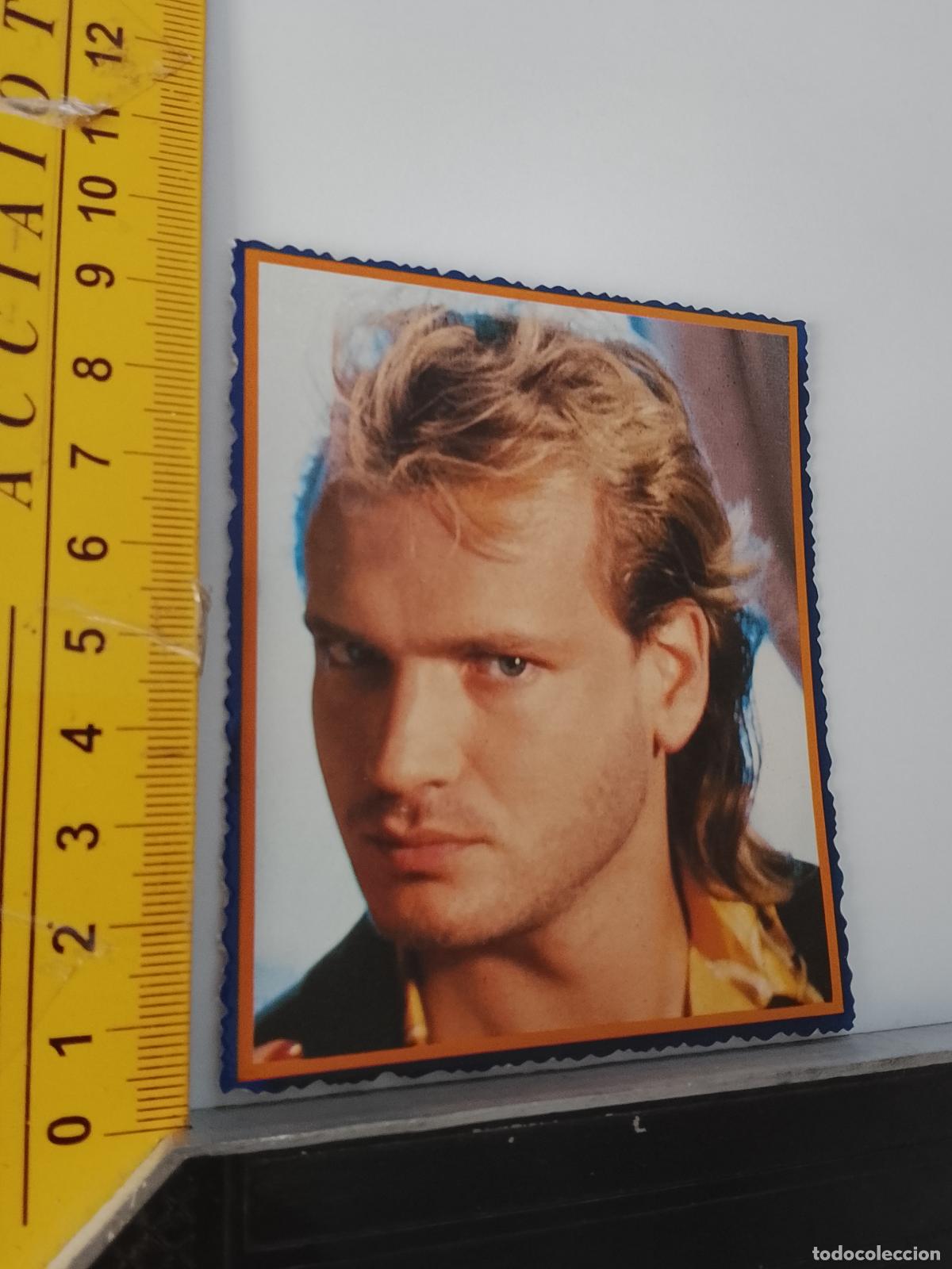 Cine: CARTON TROQUELADO TIPO CROMO - FOTO ARTISTA CANTANTE ivan