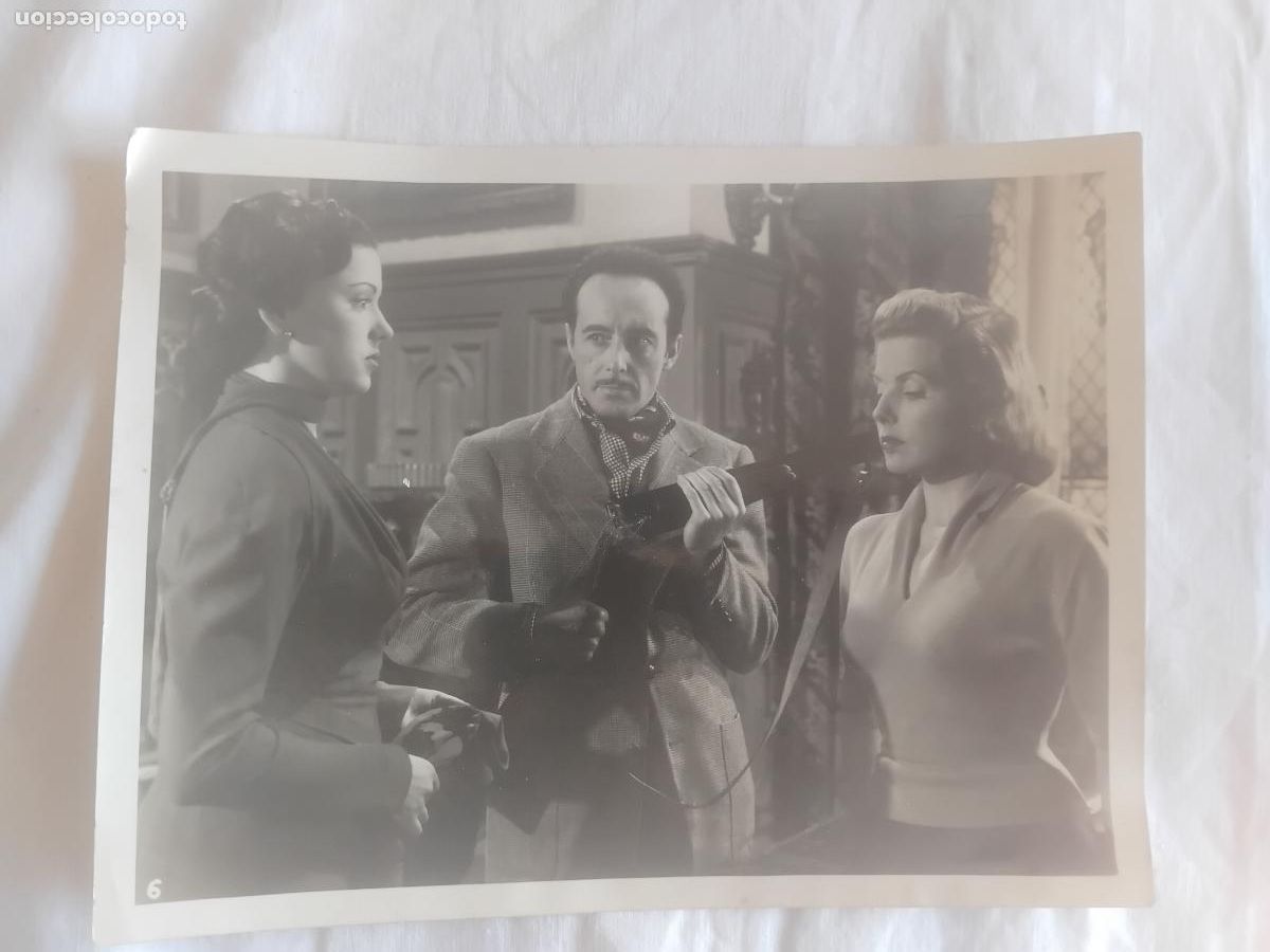 Cine: FOTOGRAFIA DE ELENA ESPEJO, TOMAS BLANCO Y MARY MARTIN EN LA PELICULA ELSE&Ntilde;ORITO OCTAVIO,