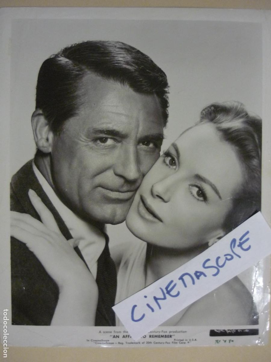 Cine: deborah kerr - foto original b/n - cary grant an affair to remembe tu y yo
