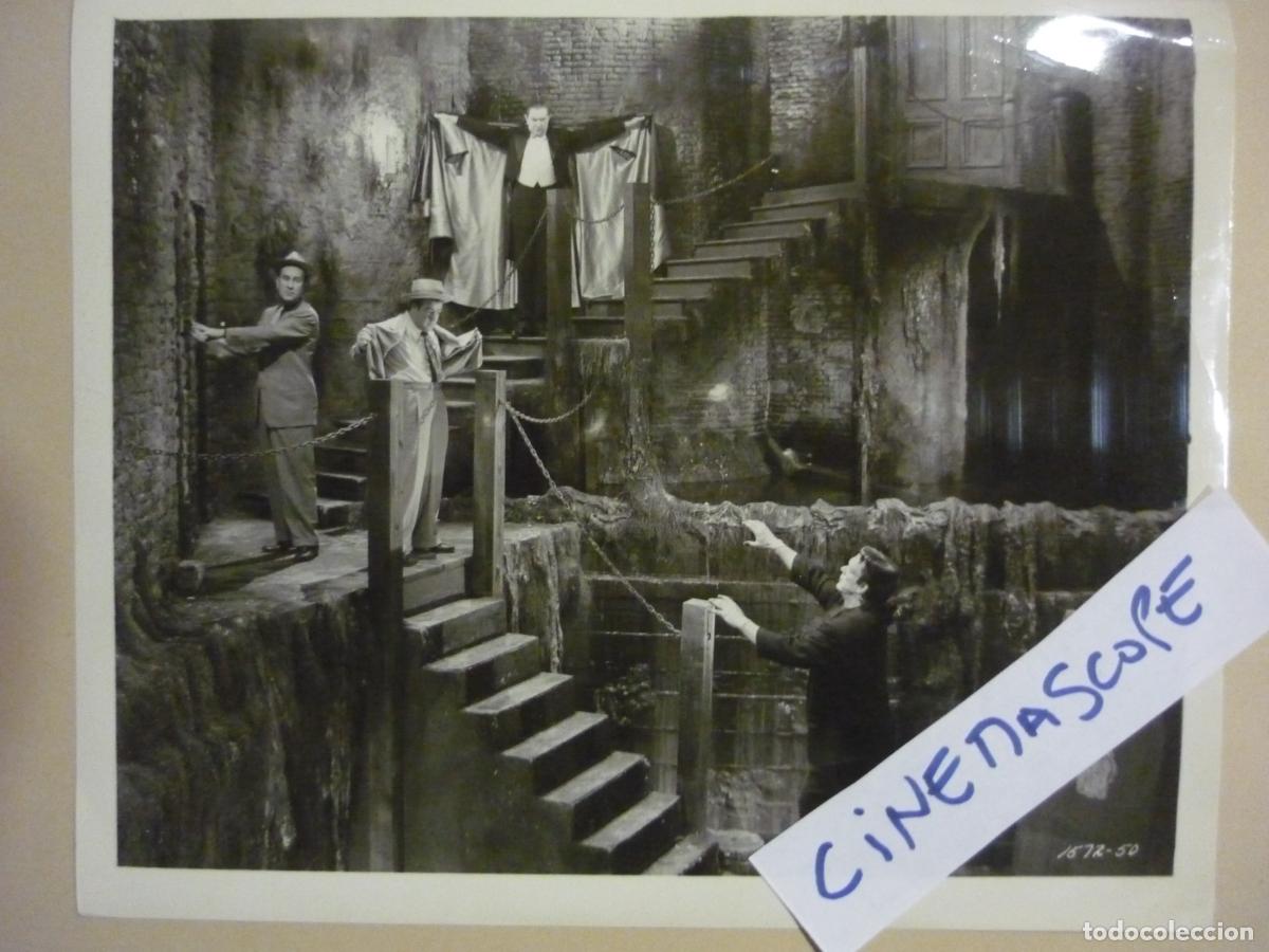 Cine: contra los fantasmas - foto original b/n - Abbott and Costello Meet Frankenstein bela lugosi