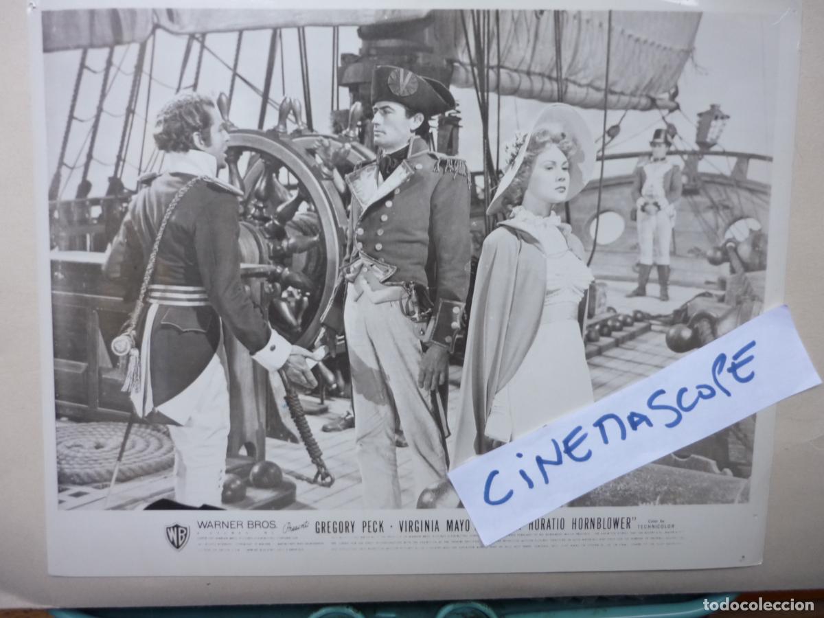 Cine: gregory peck - foto original b/n - virginia mayo el hidalgo de os mares captain horatio hornblower