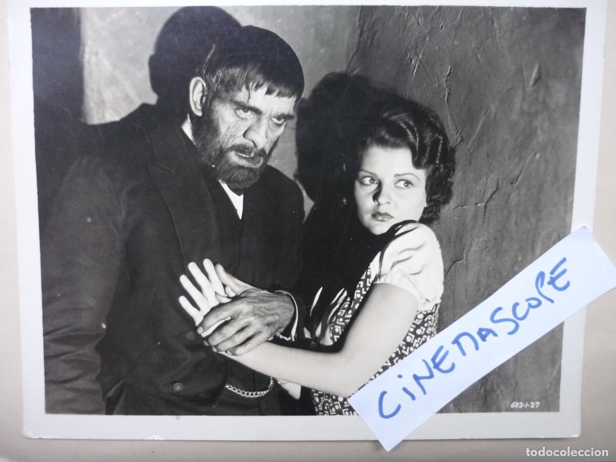 Cine: boris karloff - foto original b/n - el caseron de las sombras - Lilian Bond