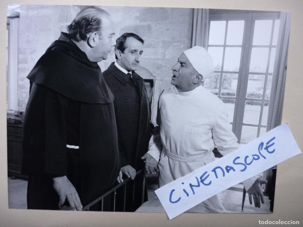 Cine: hibernatus el abuelo congelado - foto original b/n - louis de funes Pascal Mazzotti