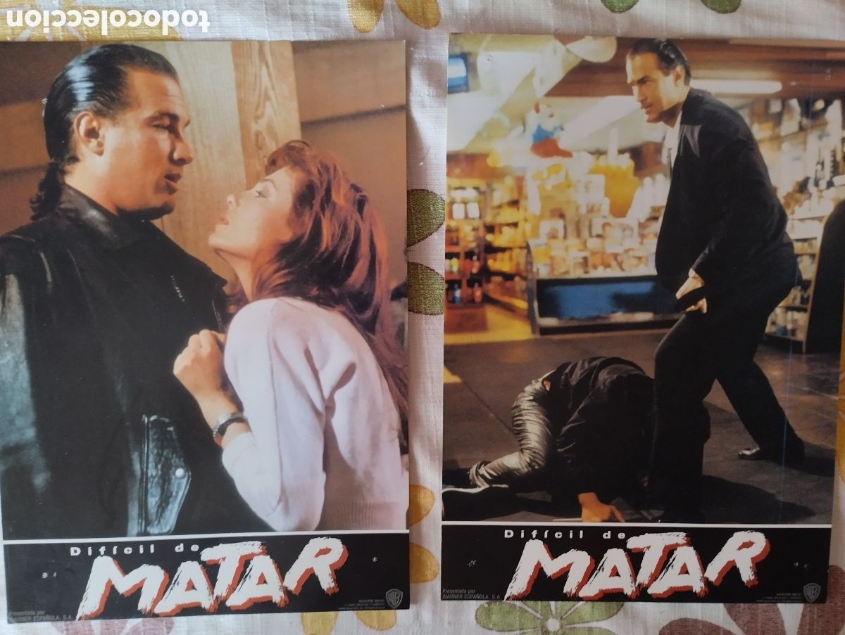 Cine: 6 FOTOCROMOS - DIFICIL DE MATAR