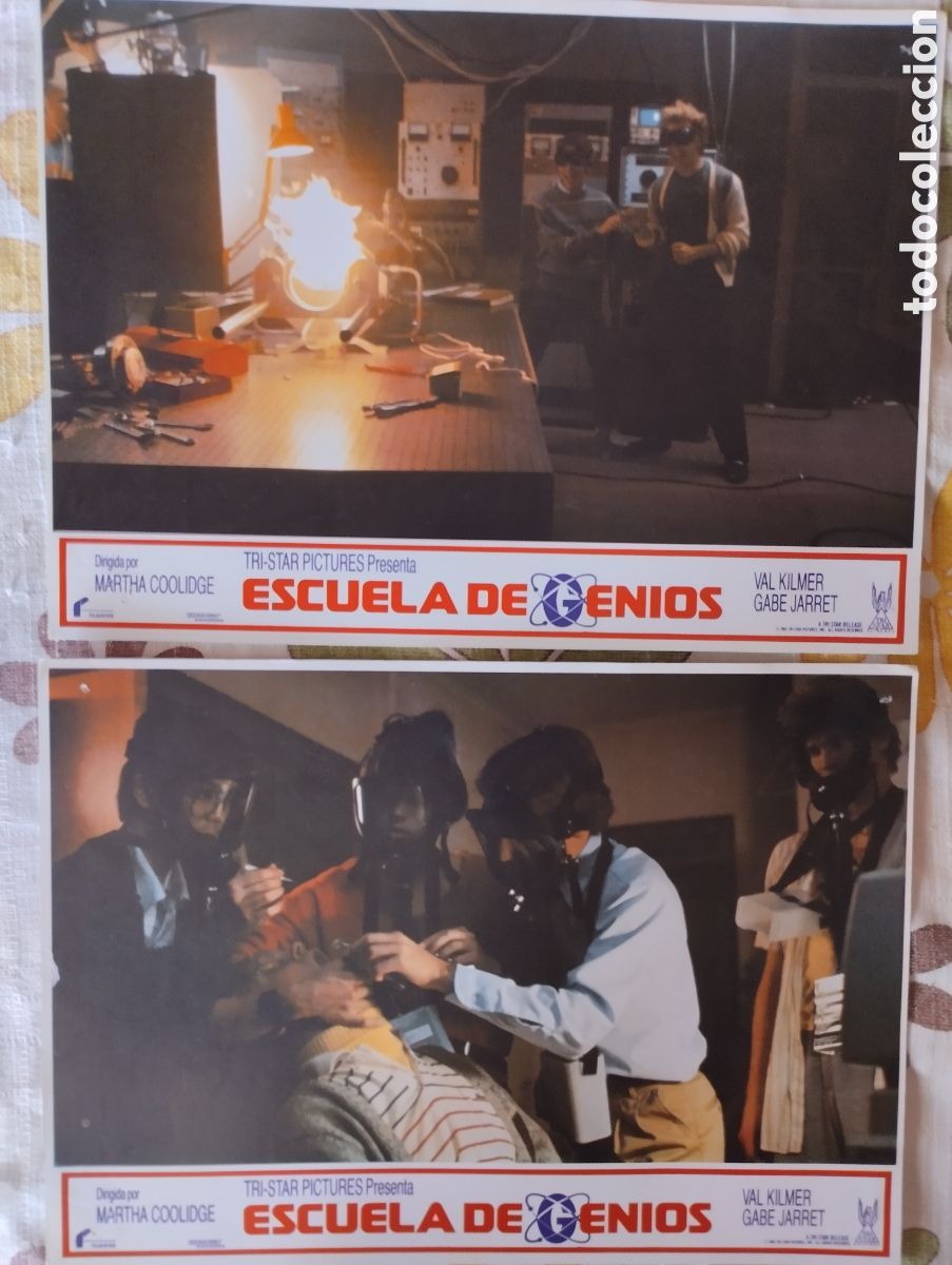 Cine: 2 FOTOCROMOS - ESCUELA DE GENIOS