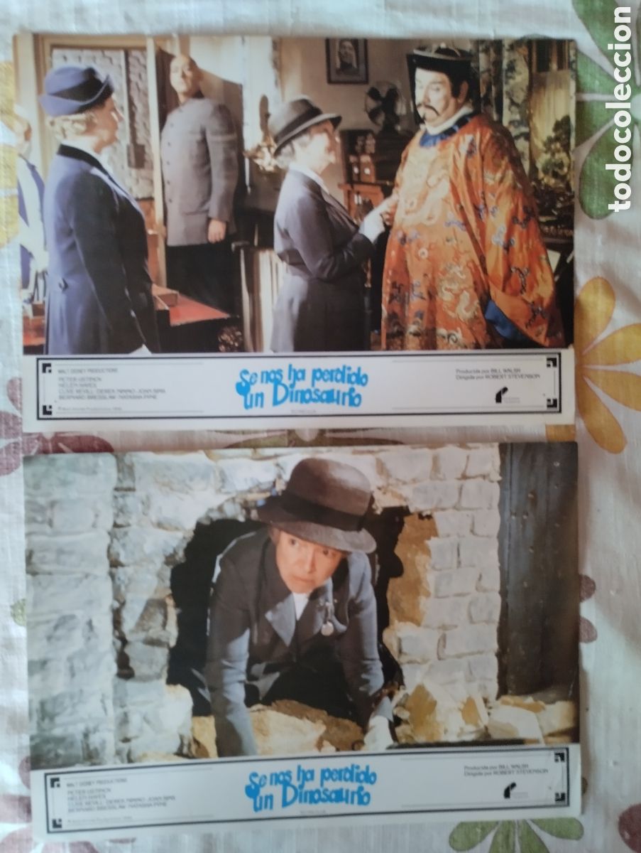 Cine: 2 FOTOCROMOS - SE HA PERDIDO UN DINOSAURIO