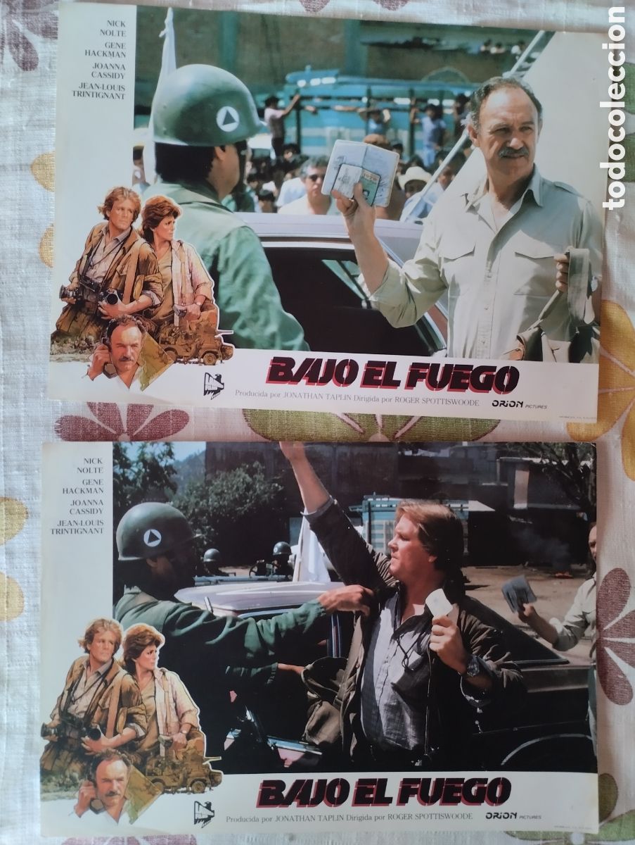 Cine: 2 FOTOCROMOS - BAJO EL FUEGO