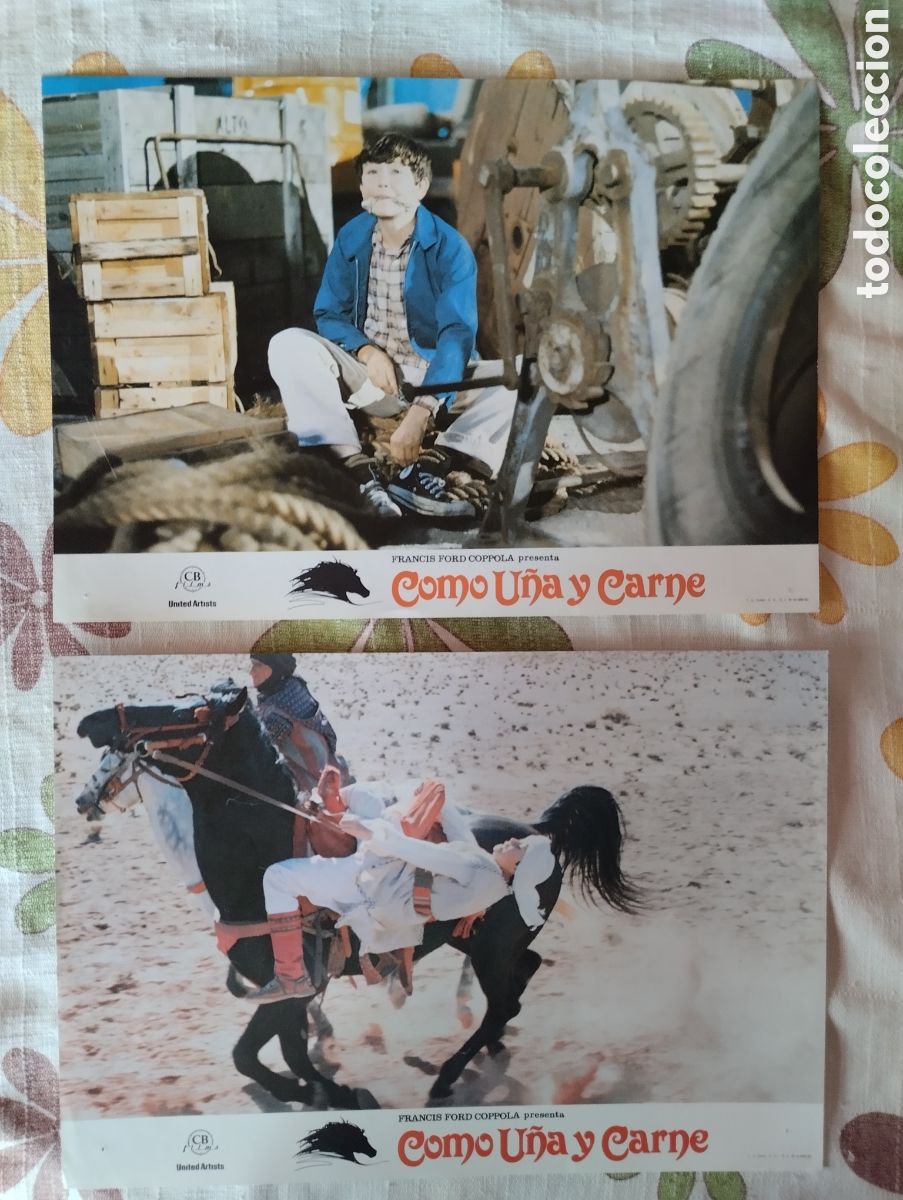 Cine: 2 FOTOCROMOS - COMO U&Ntilde;A Y CARNE