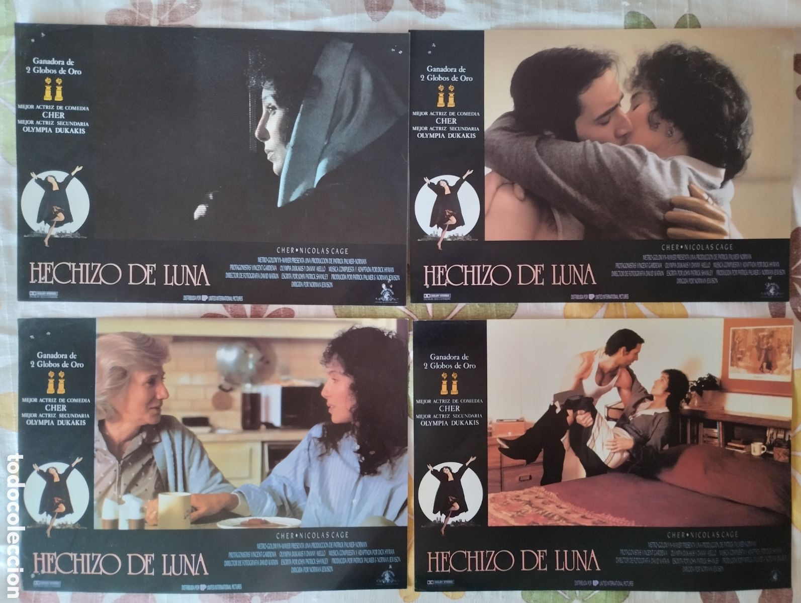 Cine: 4 FOTOCROMOS - HECHIZO DE LUNA