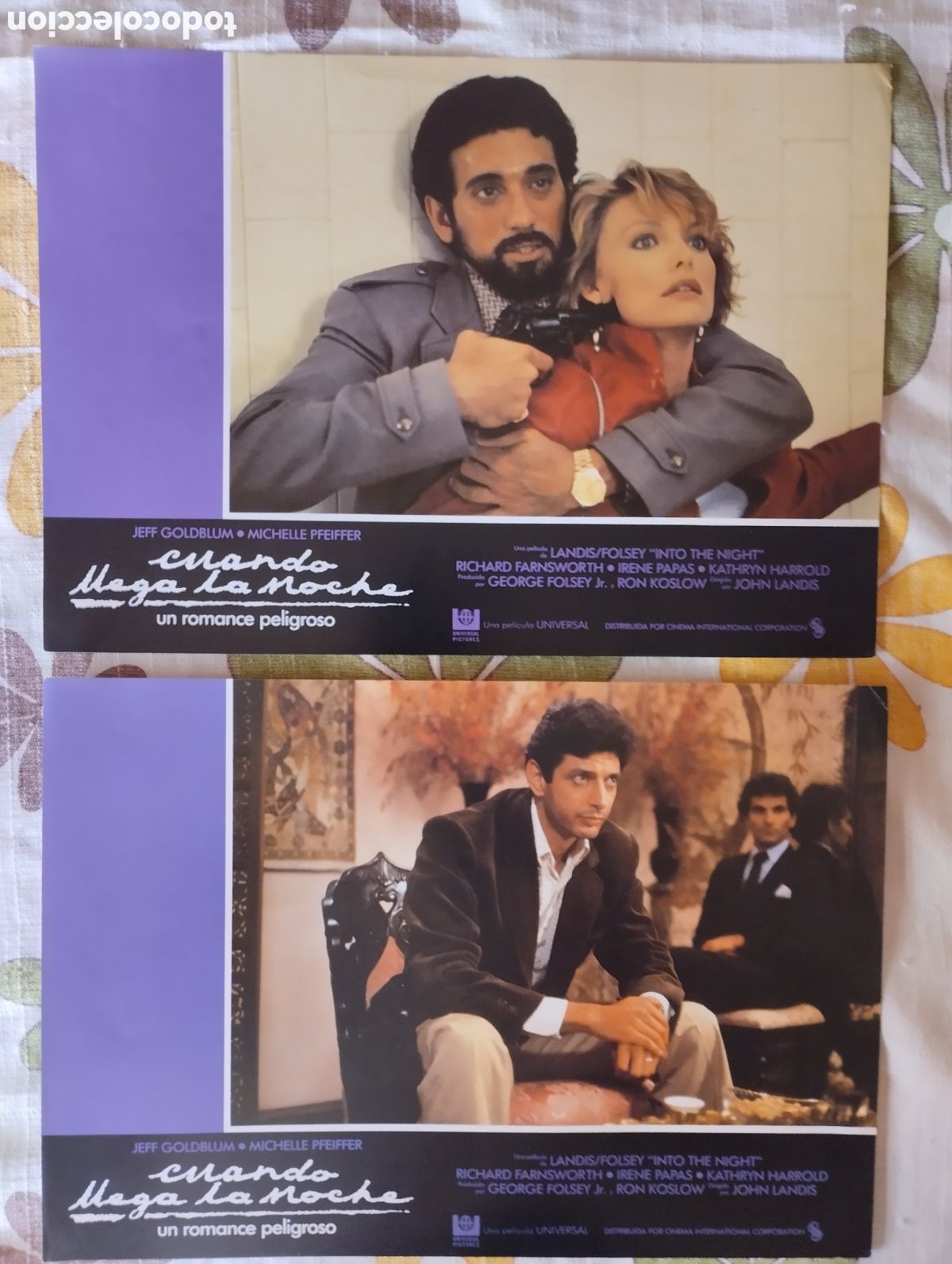 Cine: 2 FOTOCROMOS - CUANDO LLEGA LA NOCHE
