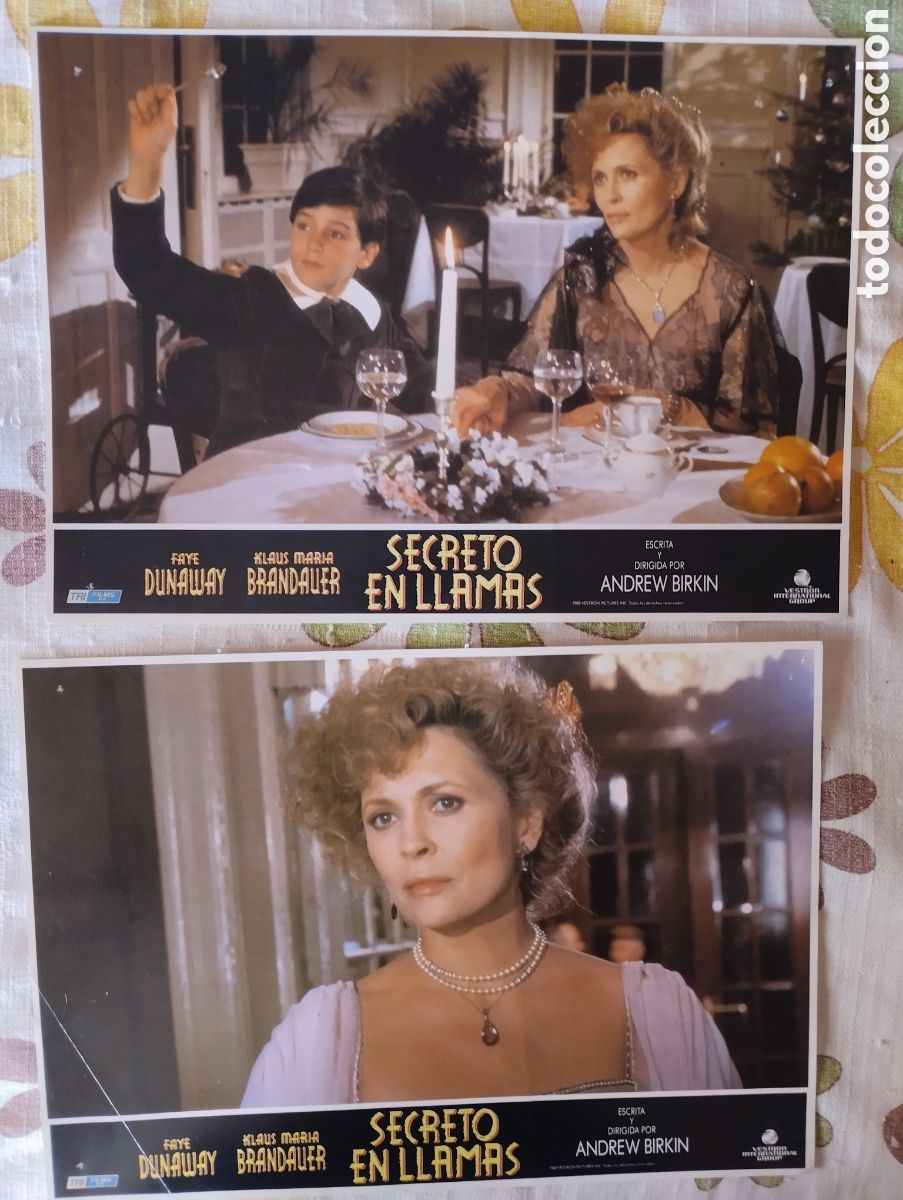 Cinema: 2 FOTOCROMOS - SECRETO EN LLAMAS