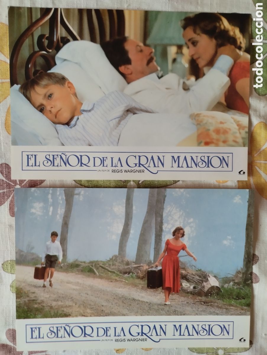 Cine: 2 FOTOCROMOS - EL SE&Ntilde;OR DE LA GRAN MANSION