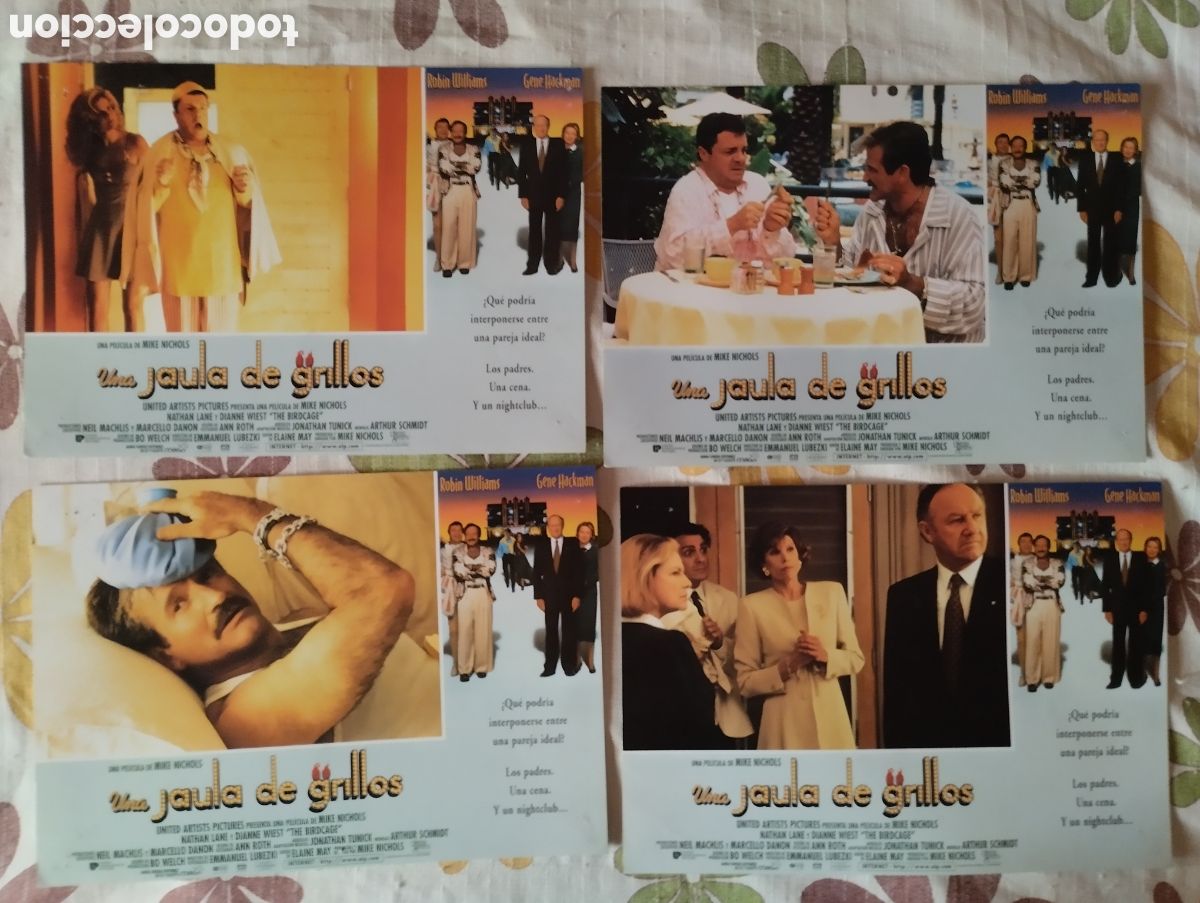 Cine: 8 FOTOCROMOS - UNA JAULA DE GRILLOS