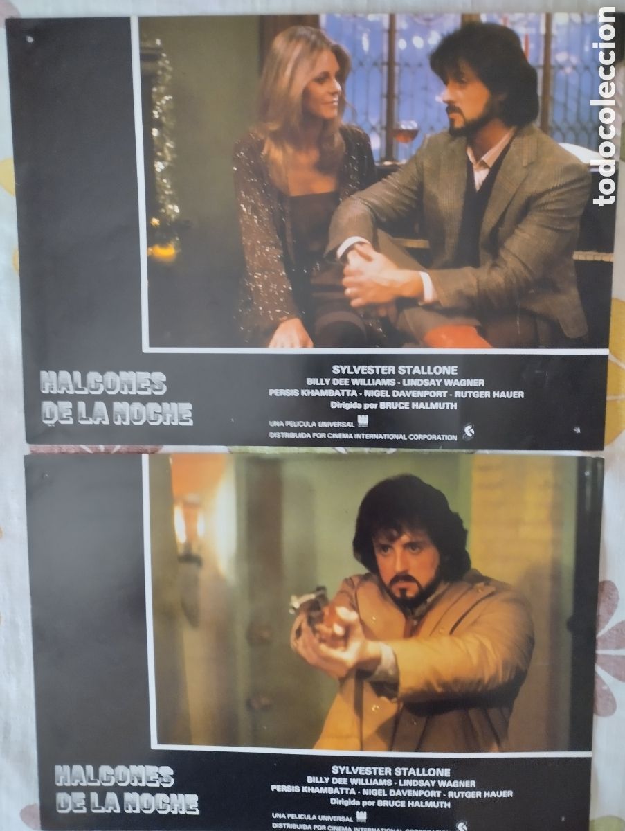 Cine: 6 FOTOCROMOS -HALCONES DE LA NOCHE