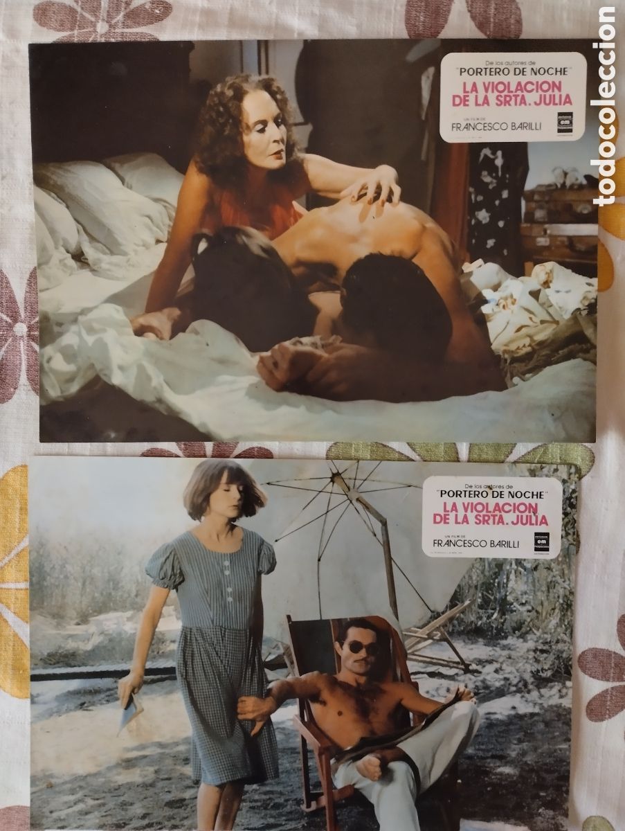 Cine: 2 FOTOCROMOS - LA VIOLACI&Oacute;N DE LA SE&Ntilde;ORITA JULIA