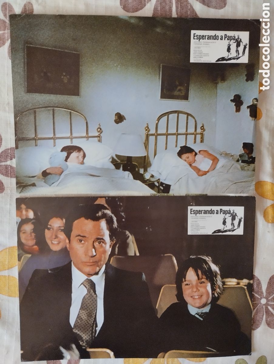 Cine: 2 FOTOCROMOS - ESPERANDO A PAP&Aacute;