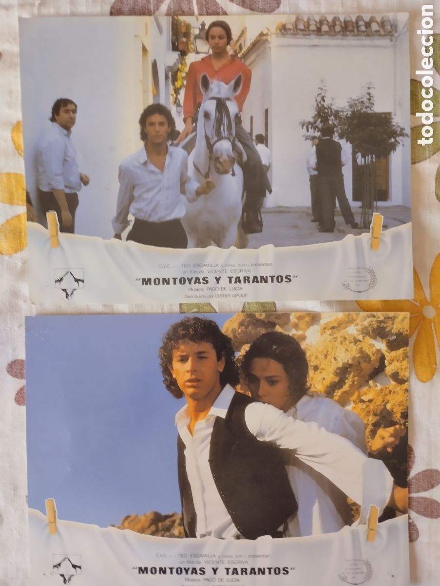 Cine: 2 FOTOCROMOS - MONTOYAD Y TARANTOS